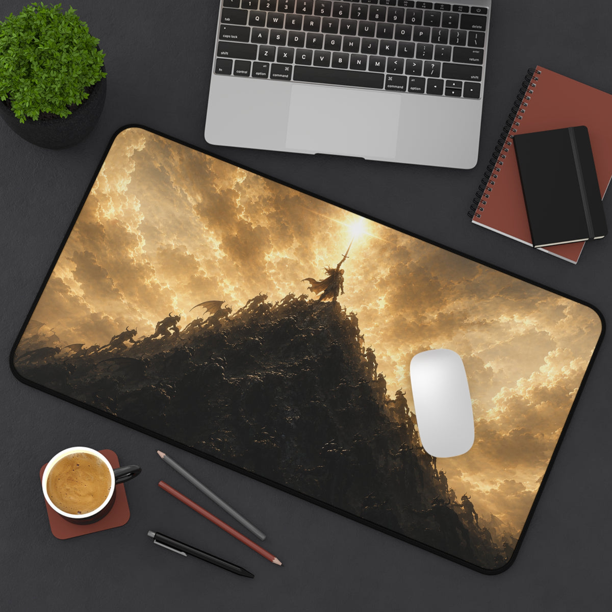 Heroic Warrior Desk Mat