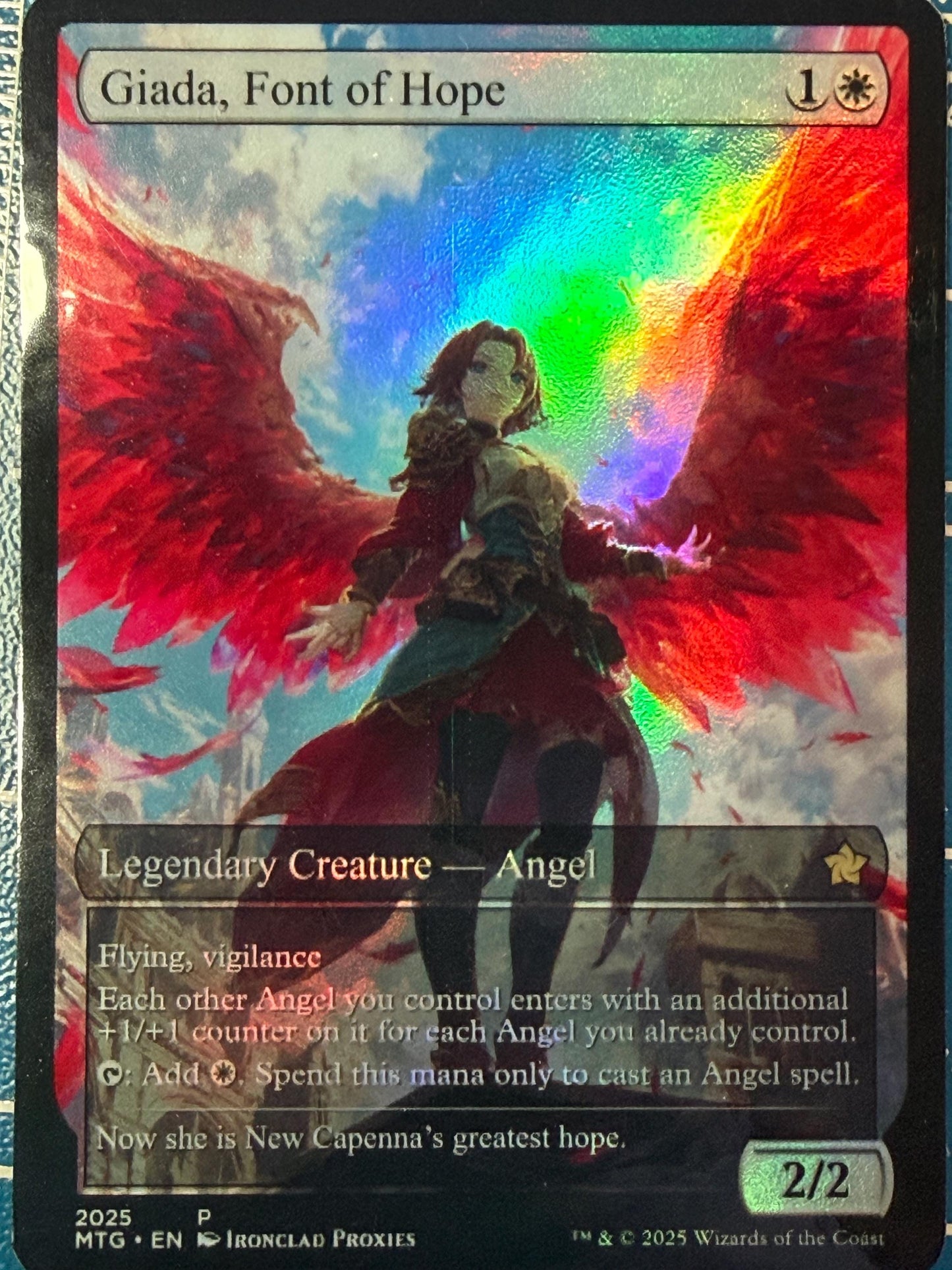 Custom Giada, Font of Hope MTG card!