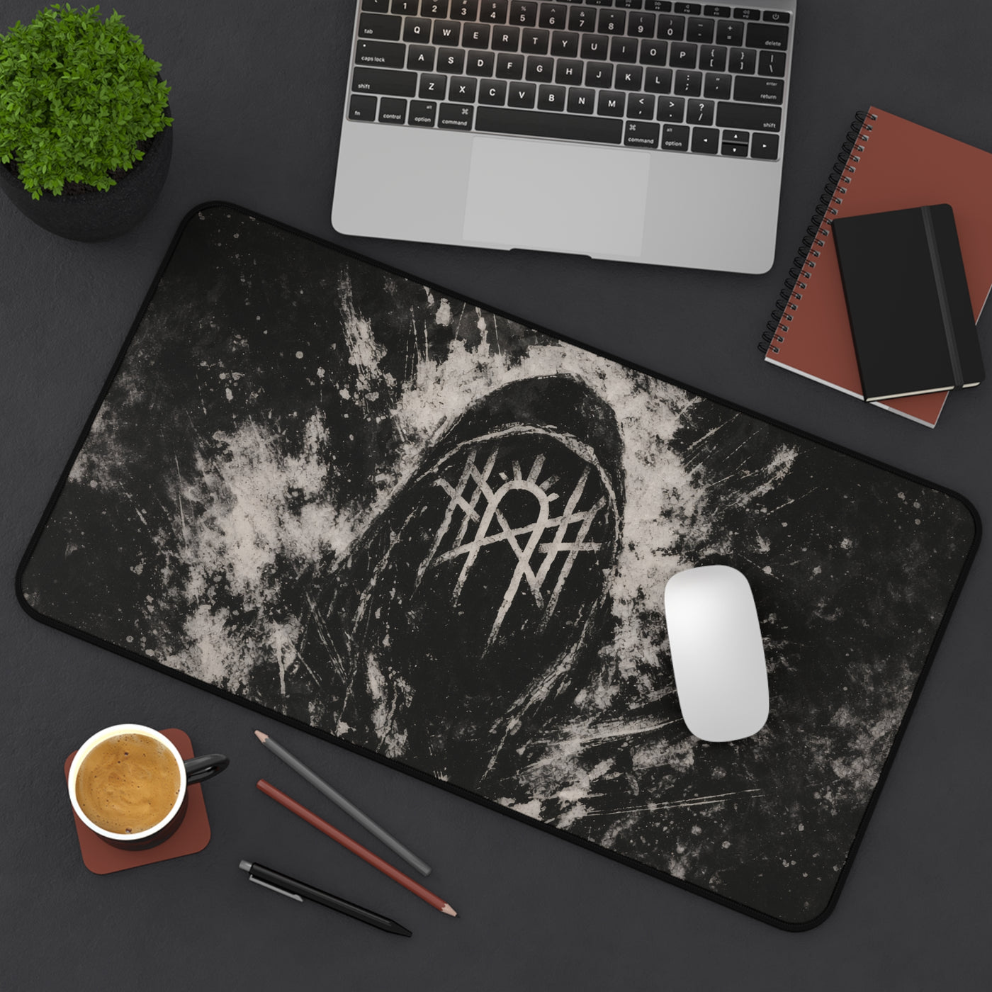 Sleep Token Grayscale Playmat/Desk mat