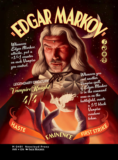 Foil Edgar Markov Custom Proxy!