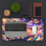 Galaxy Koi Fish Desk Mat