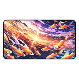 Galaxy Koi Fish Desk Mat