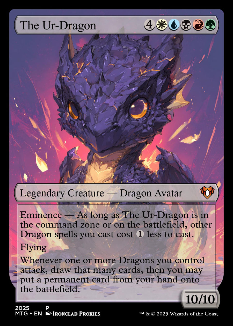 Custom FOIL The Ur-Dragon Proxy