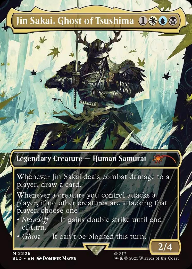 PlayStation Ghost of Tsushima! Secret Lair Bundle! [Proxy] Foil/Non-Foil Cards!