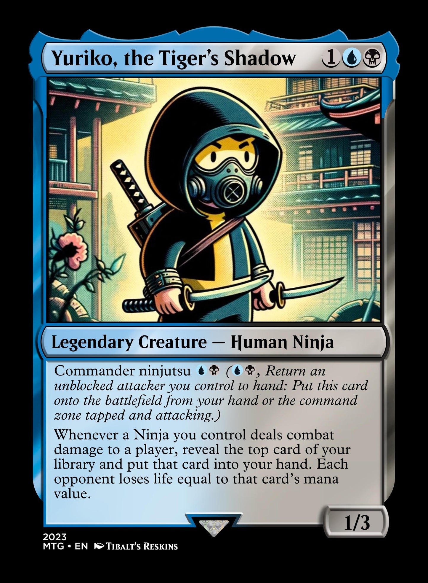 Foil Yuirko, the Tiger's Shadow Custom Proxy!