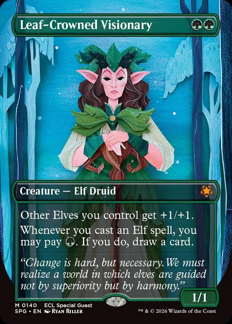 Leaf-Crowned Visionary [PROXY] (ECL)