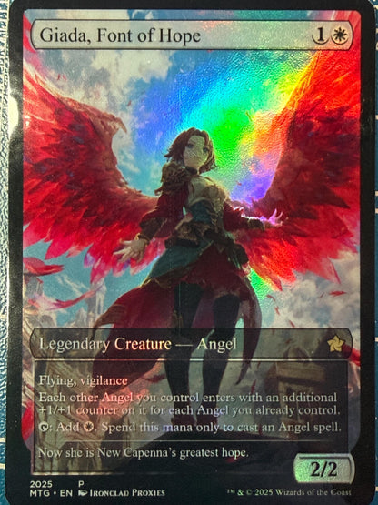 Custom Giada, Font of Hope MTG card!