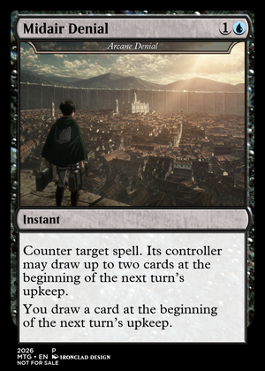 20 Card AOT Themed Set, Includes 2 Swamps and 2 Mountains
