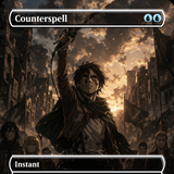 20 Card AOT Themed Set, Includes 2 Swamps and 2 Mountains