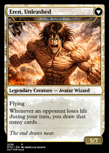 20 Card AOT Themed Set, Includes 2 Swamps and 2 Mountains