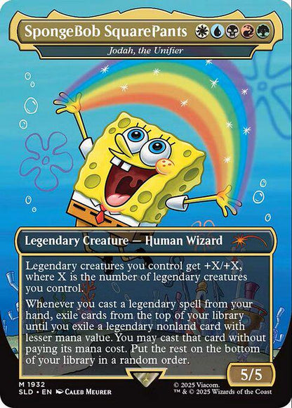 Spongebob Secret Lairs Bundle! [Proxy] Foil/Non-Foil 21 Cards!