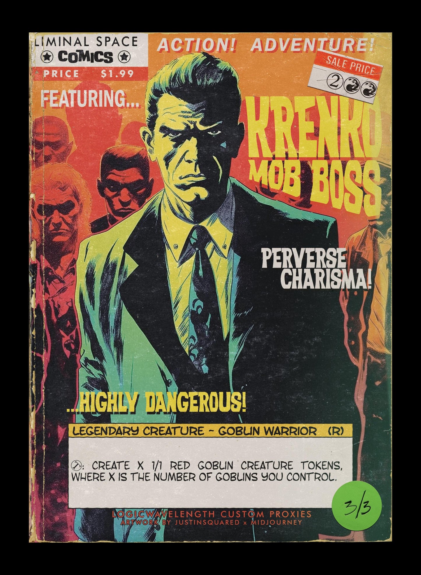 Foil Krenko, Mob Boss Comic Proxy!