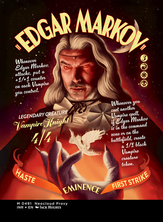 Foil Edgar Markov Custom Proxy!