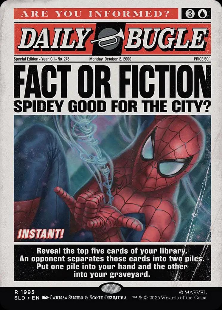 Spiderman Secret Lair Daily Bugle Breaking News Bundle! [Proxy] Foil/Non-Foil Cards!